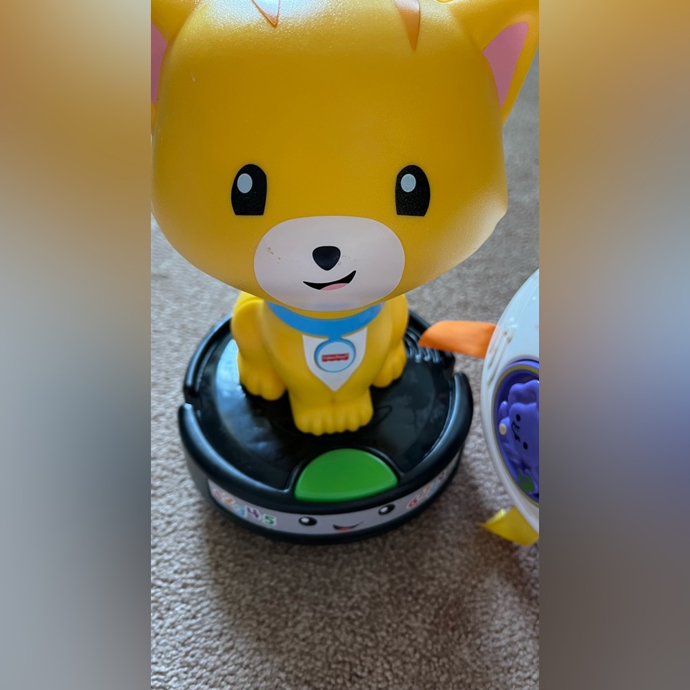 Fisher price crawl and learn after cat vacuum